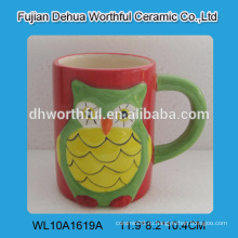 Популярные кружка кофе сова формы керамическая, кружка чая керамическая для оптовой продажи